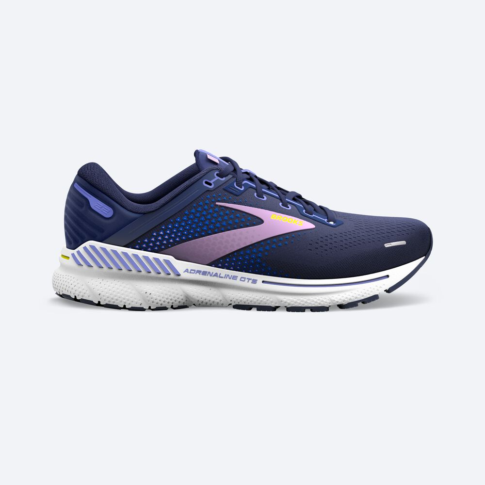 Zapatillas Running Brooks Adrenaline GTS 22 Mujer Azul Marino/Azules | Ecuador-05179