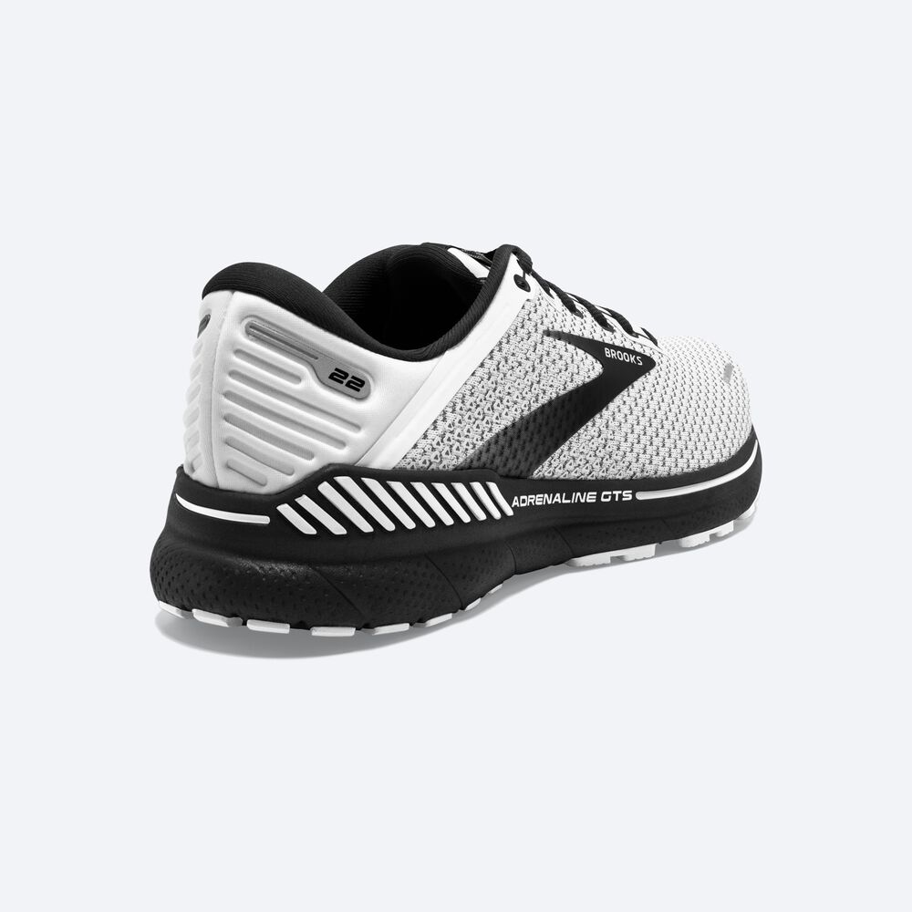 Zapatillas Running Brooks Adrenaline GTS 22 Mujer Blancas/Gris/Negras | Ecuador-12640