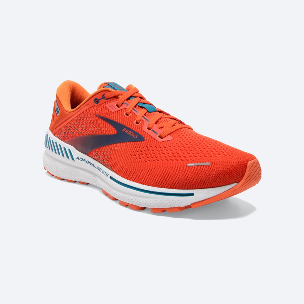 Zapatillas Running Brooks Adrenaline GTS 22 Hombre Naranjas | Ecuador-14257