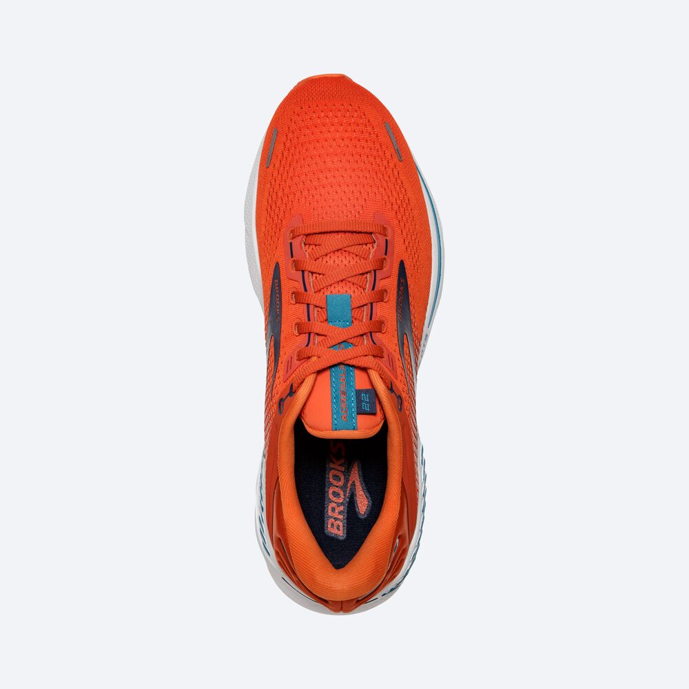 Zapatillas Running Brooks Adrenaline GTS 22 Hombre Naranjas | Ecuador-14257