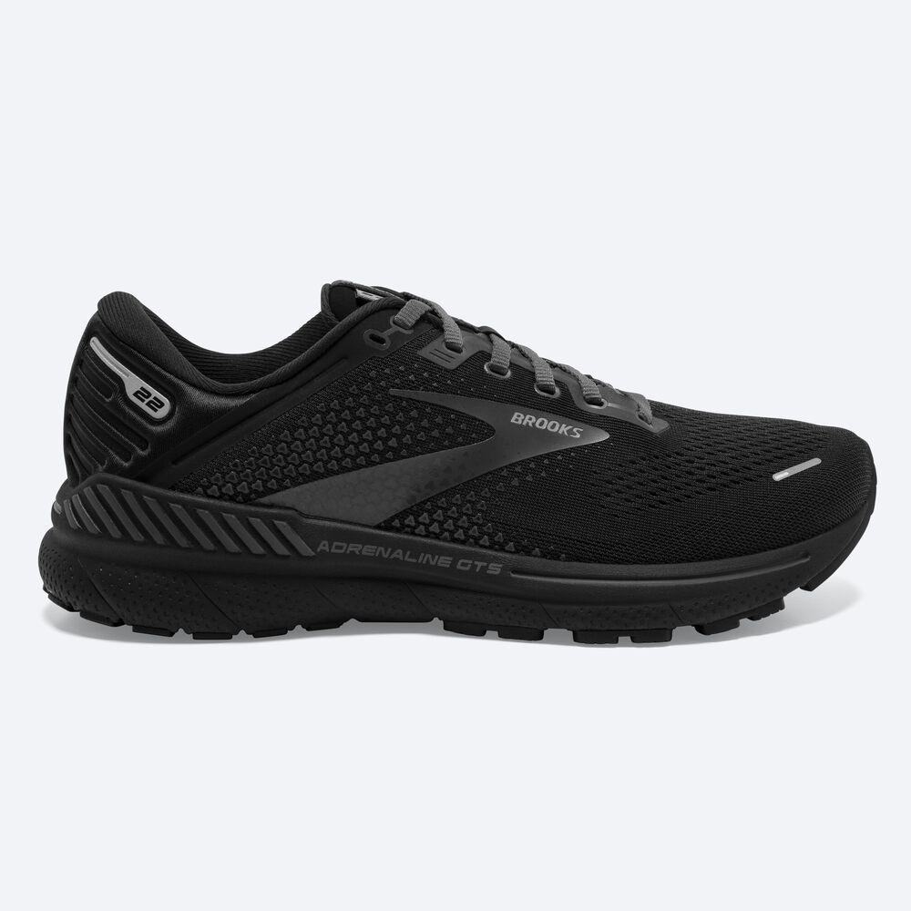 Zapatillas Running Brooks Adrenaline GTS 22 Hombre Negras | Ecuador-24106