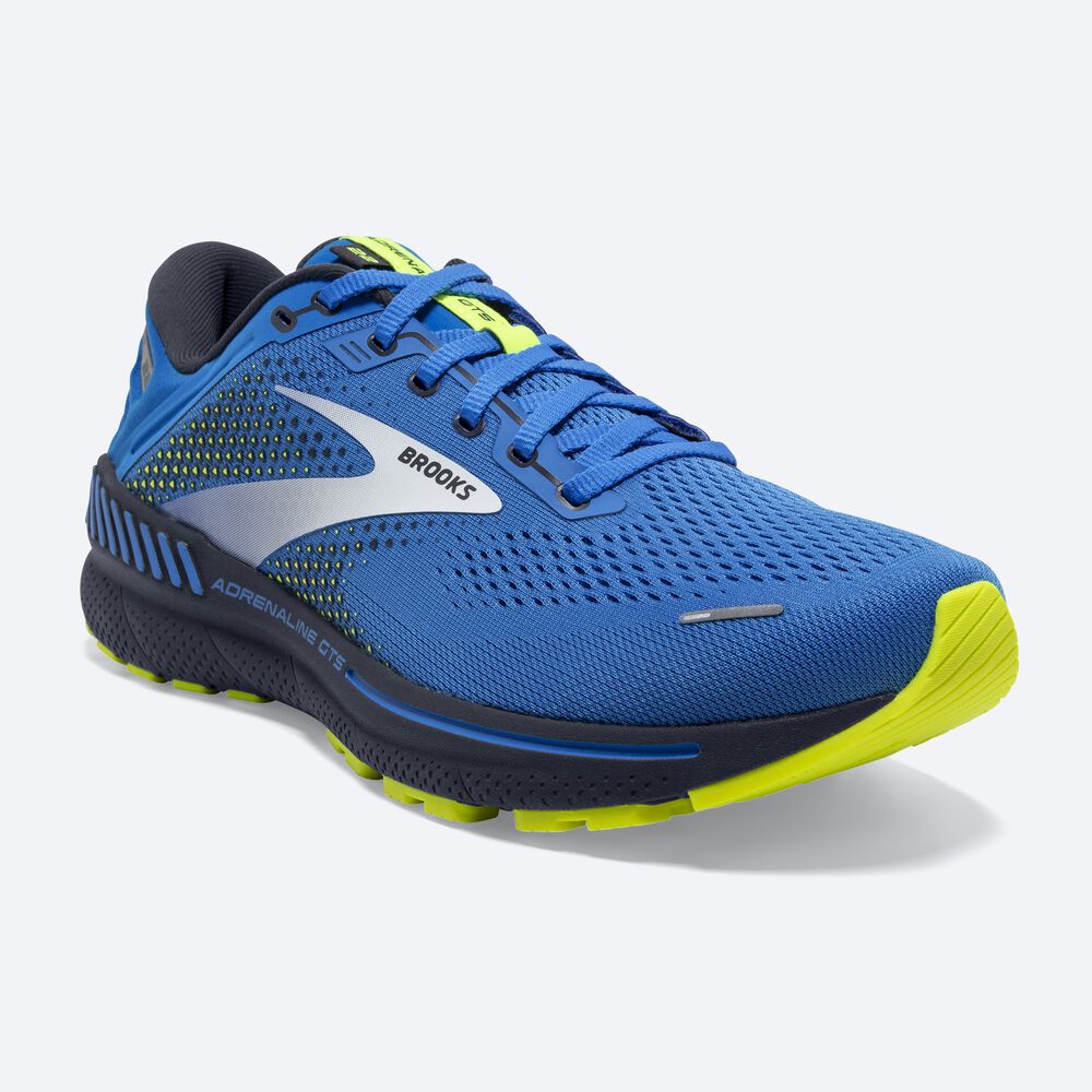 Zapatillas Running Brooks Adrenaline GTS 22 Hombre Azules | Ecuador-29840