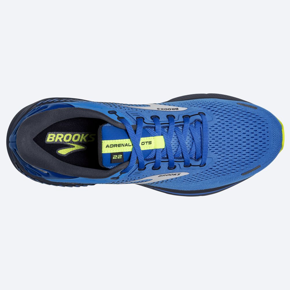 Zapatillas Running Brooks Adrenaline GTS 22 Hombre Azules | Ecuador-29840