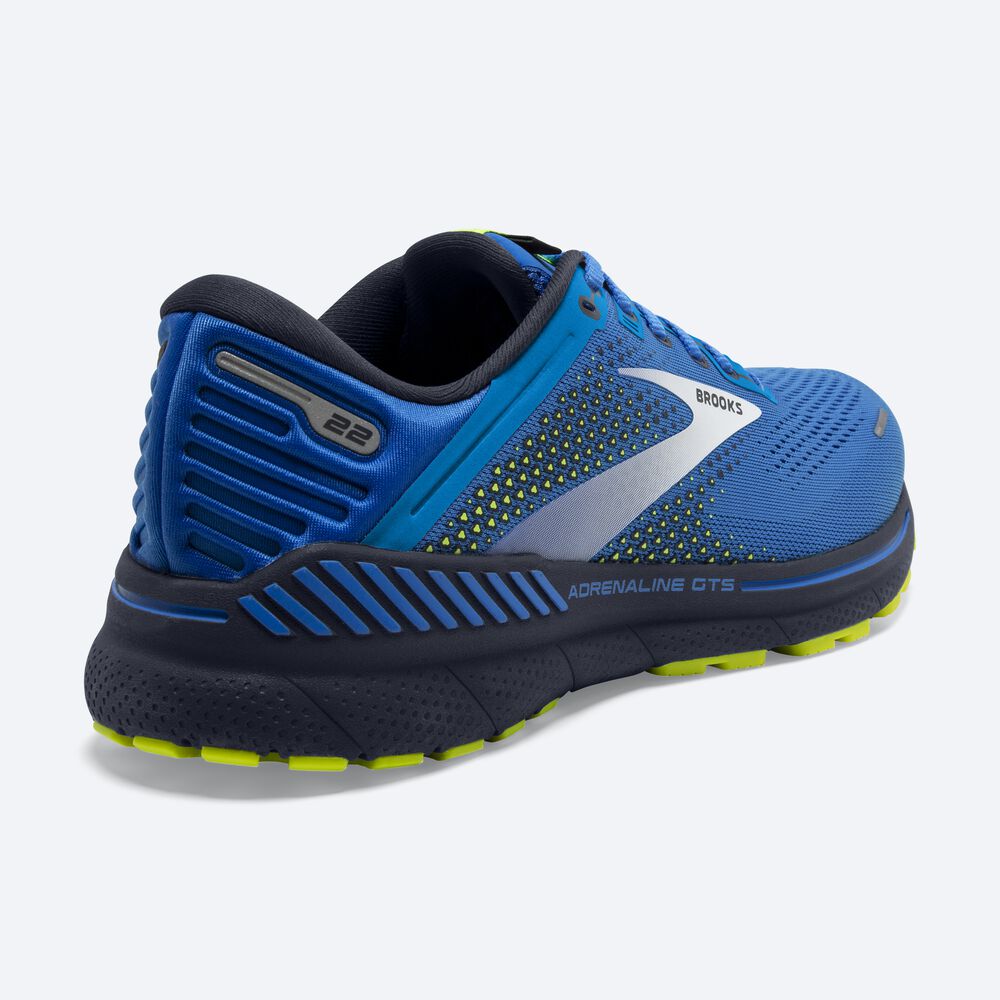 Zapatillas Running Brooks Adrenaline GTS 22 Hombre Azules | Ecuador-29840