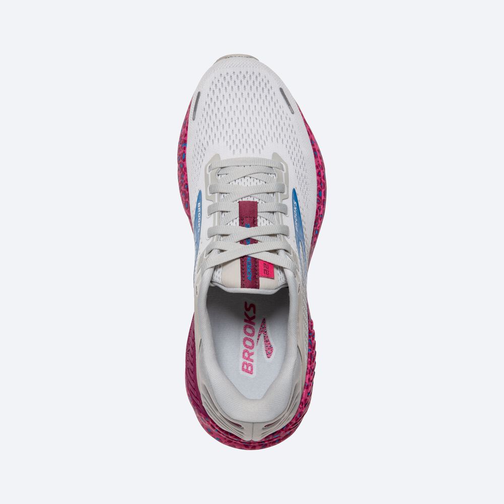 Zapatillas Running Brooks Adrenaline GTS 22 Mujer Blancas | Ecuador-38794