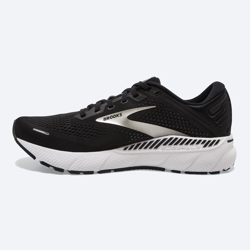 Zapatillas Running Brooks Adrenaline GTS 22 Hombre Negras/Plateadas/Gris Oscuro | Ecuador-50329