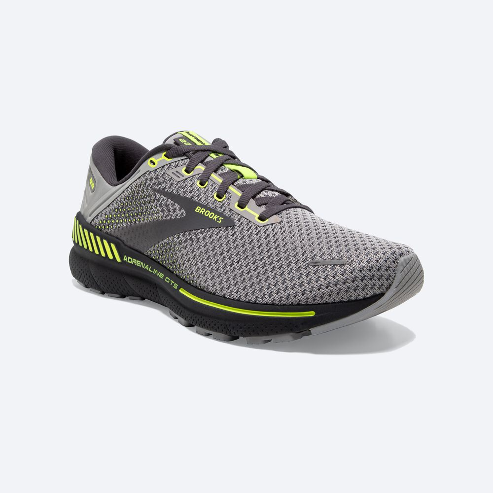 Zapatillas Running Brooks Adrenaline GTS 22 Hombre Gris | Ecuador-57149