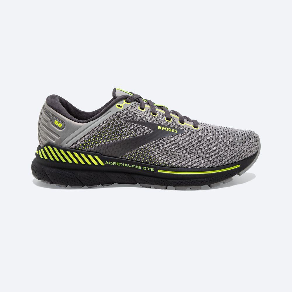 Zapatillas Running Brooks Adrenaline GTS 22 Hombre Gris | Ecuador-57149