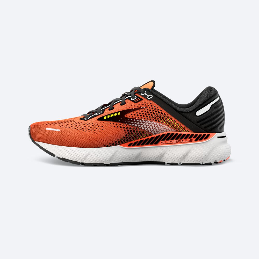 Zapatillas Running Brooks Adrenaline GTS 22 Hombre Naranjas/Negras/Blancas | Ecuador-73452