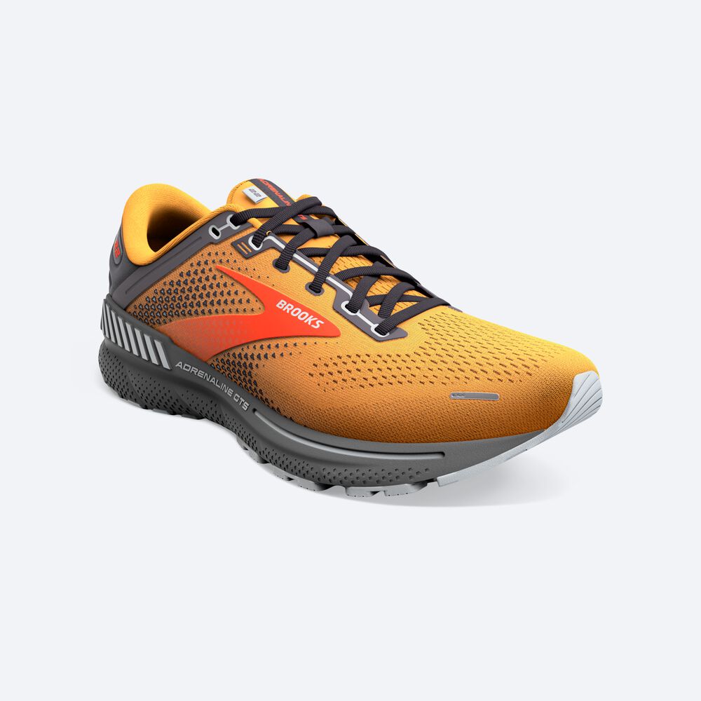 Zapatillas Running Brooks Adrenaline GTS 22 Hombre Naranjas | Ecuador-73924