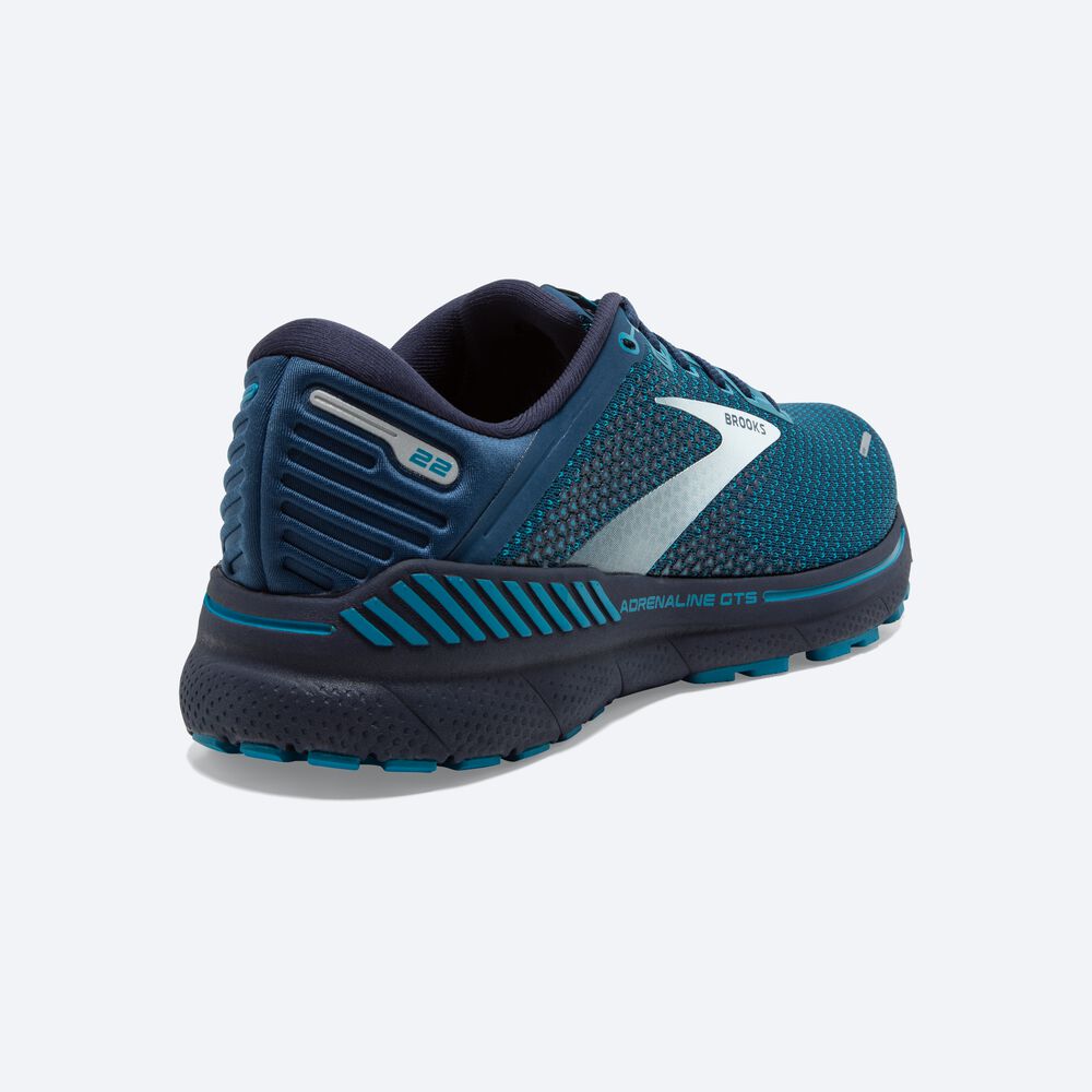 Zapatillas Running Brooks Adrenaline GTS 22 Hombre Marrones/Turquesa/Gris | Ecuador-78956