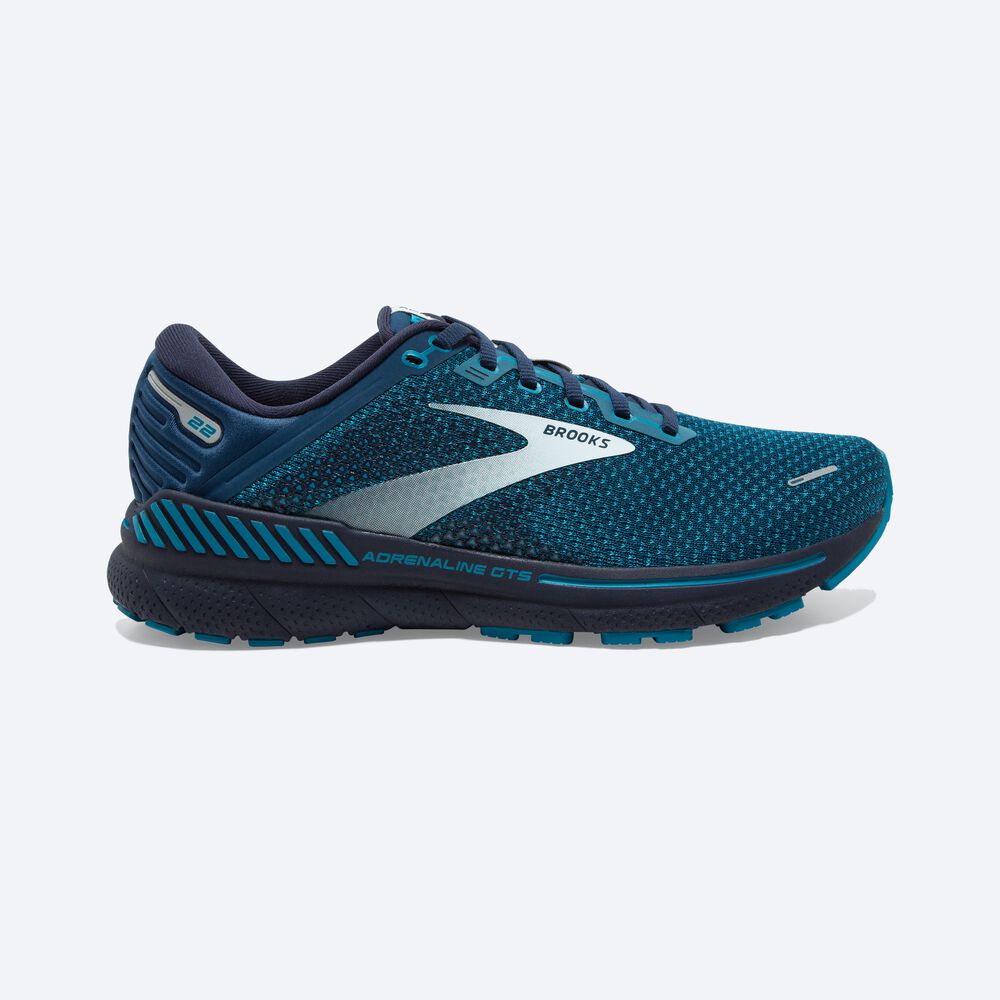 Zapatillas Running Brooks Adrenaline GTS 22 Hombre Marrones/Turquesa/Gris | Ecuador-78956