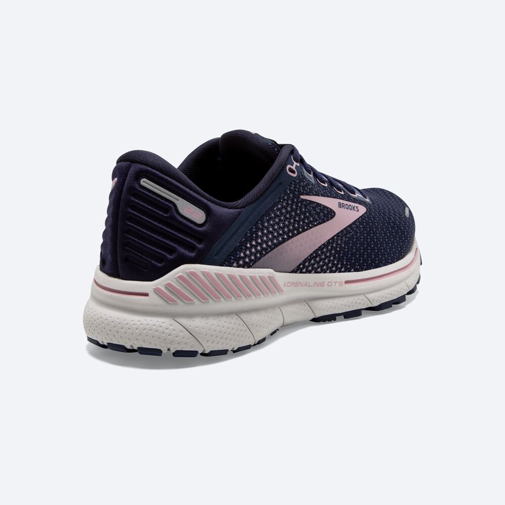 Zapatillas Running Brooks Adrenaline GTS 22 Mujer Azul Marino | Ecuador-81672