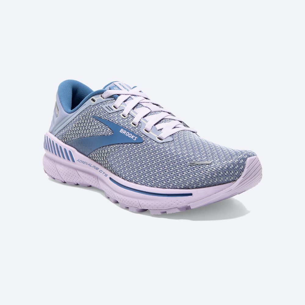 Zapatillas Running Brooks Adrenaline GTS 22 Mujer Moradas/Azules | Ecuador-90718