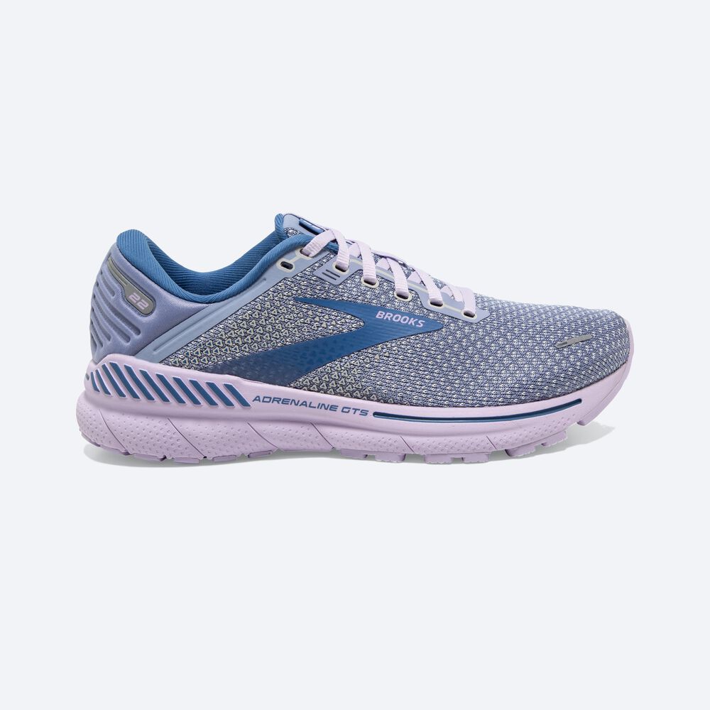 Zapatillas Running Brooks Adrenaline GTS 22 Mujer Moradas/Azules | Ecuador-90718