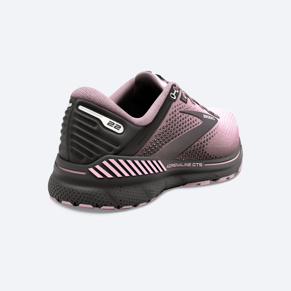 Zapatillas Running Brooks Adrenaline GTS 22 Mujer Rosas/Negras | Ecuador-94037