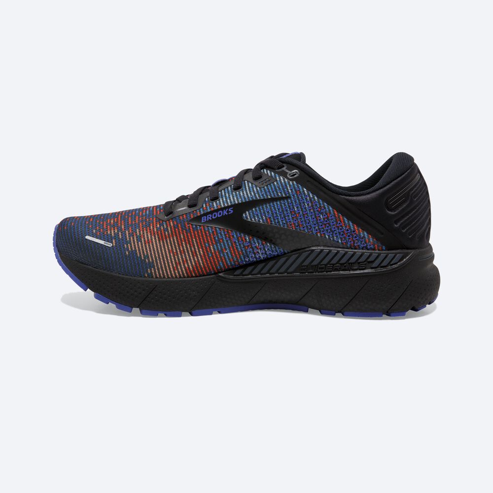 Zapatillas Running Brooks Adrenaline GTS 22 Hombre Azul Real/Negras/Gris | Ecuador-96705