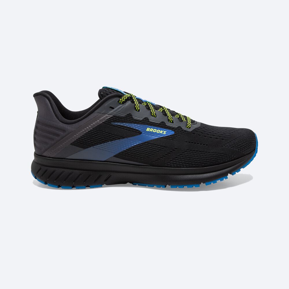 Zapatillas Running Brooks Anthem 5 Hombre Negras/Azules | Ecuador-03247