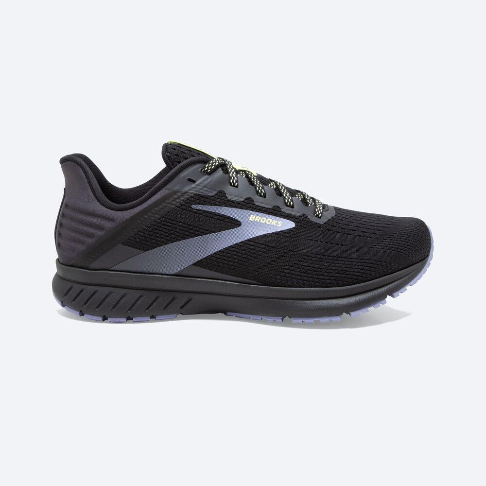 Zapatillas Running Brooks Anthem 5 Mujer Negras/Moradas | Ecuador-15372