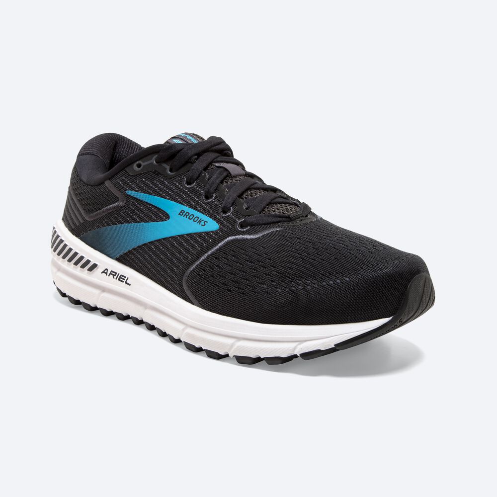 Zapatillas Running Brooks Ariel '20 Mujer Negras/Azules | Ecuador-59342