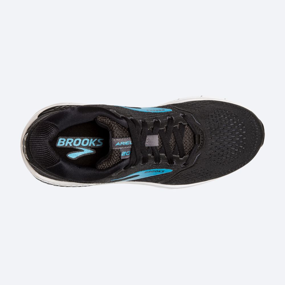 Zapatillas Running Brooks Ariel '20 Mujer Negras/Azules | Ecuador-59342