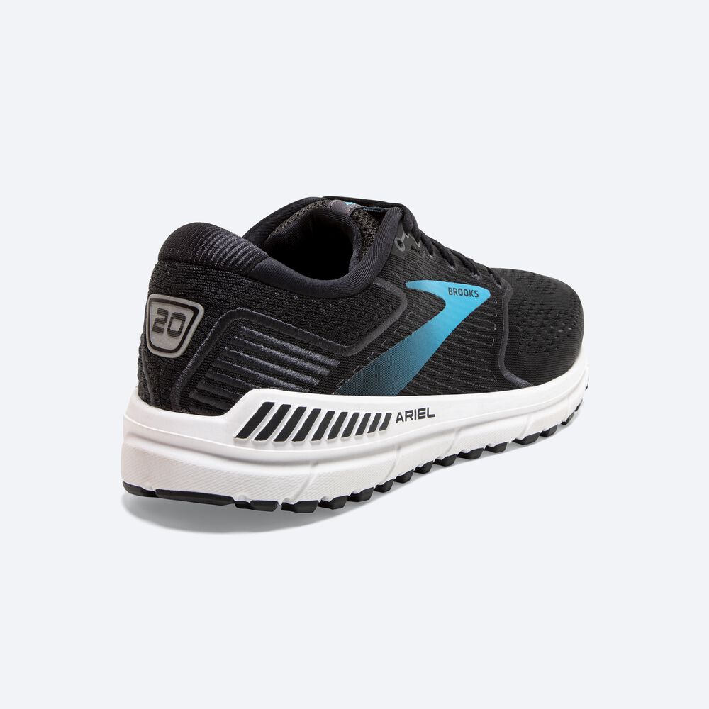 Zapatillas Running Brooks Ariel '20 Mujer Negras/Azules | Ecuador-59342