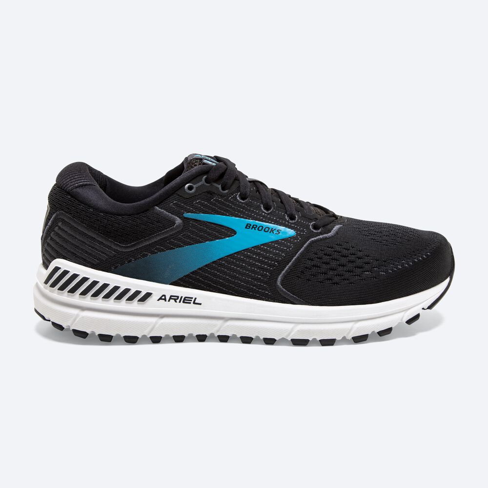 Zapatillas Running Brooks Ariel \'20 Mujer Negras/Azules | Ecuador-59342