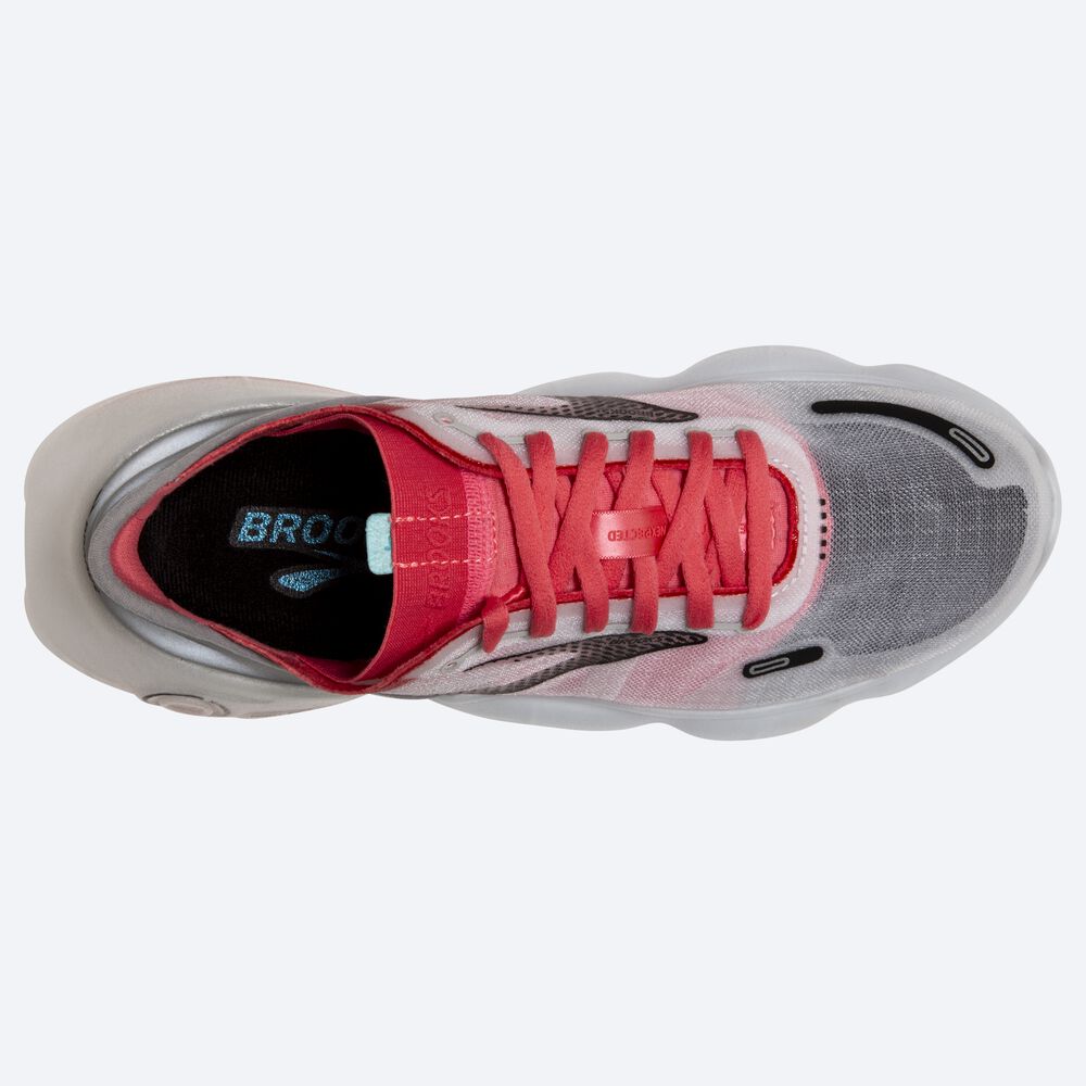 Zapatillas Running Brooks Aurora-BL Mujer Gris/Coral/Negras | Ecuador-92154