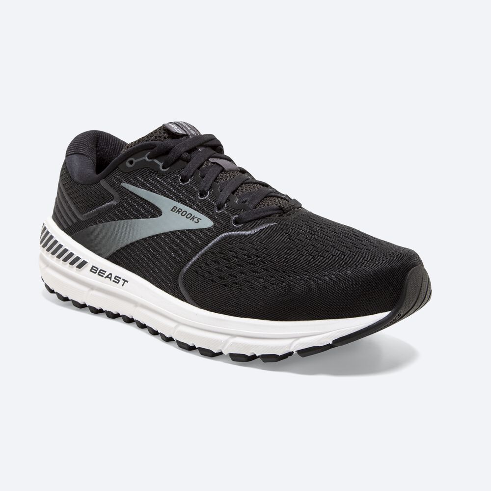 Zapatillas Running Brooks Beast '20 Hombre Negras/Gris | Ecuador-46710