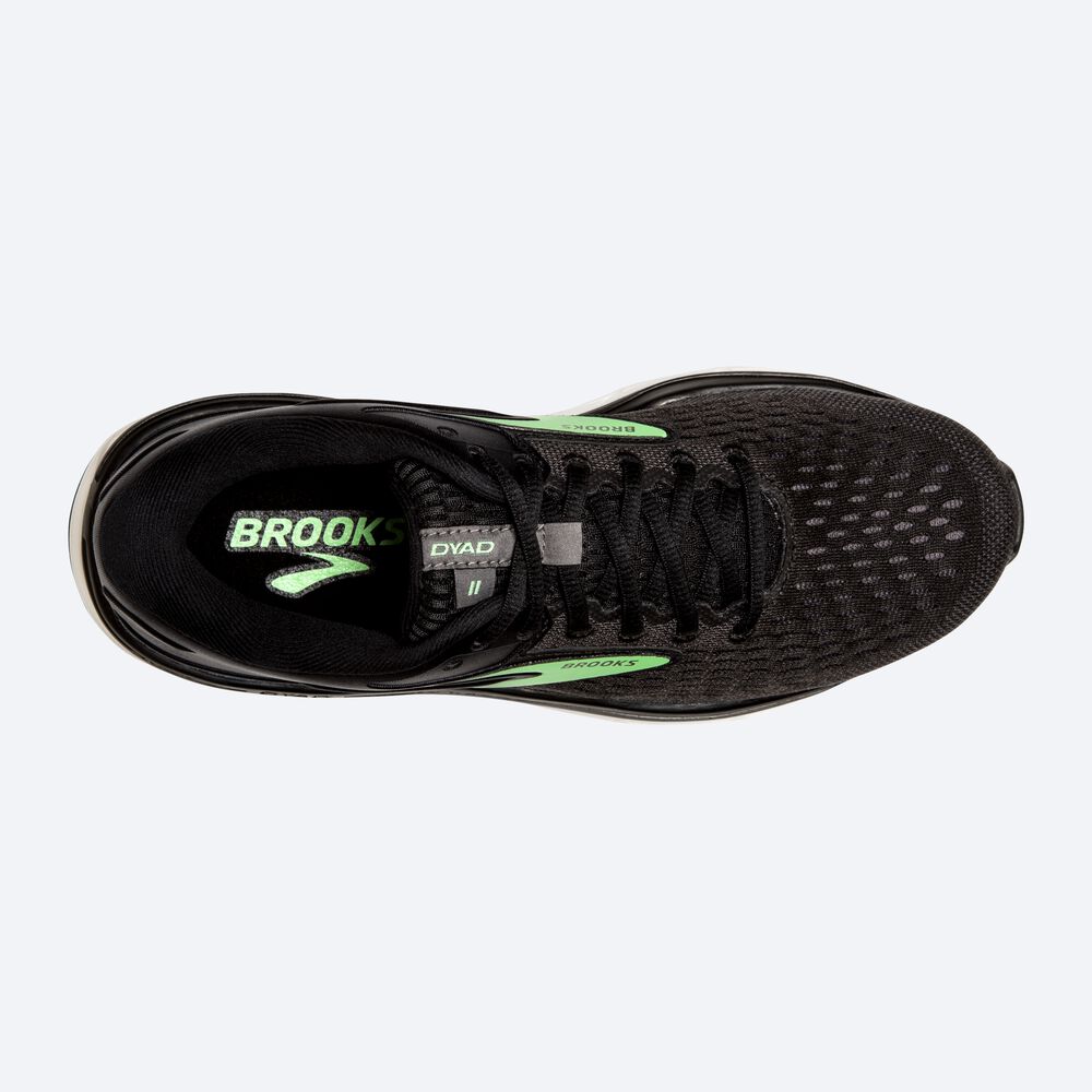 Zapatillas Running Brooks Dyad 11 Mujer Negras/Verde | Ecuador-48576