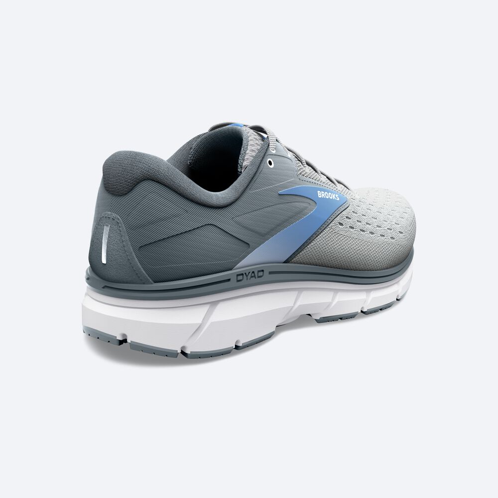 Zapatillas Running Brooks Dyad 11 Mujer Gris/Blancas/Azules | Ecuador-65908