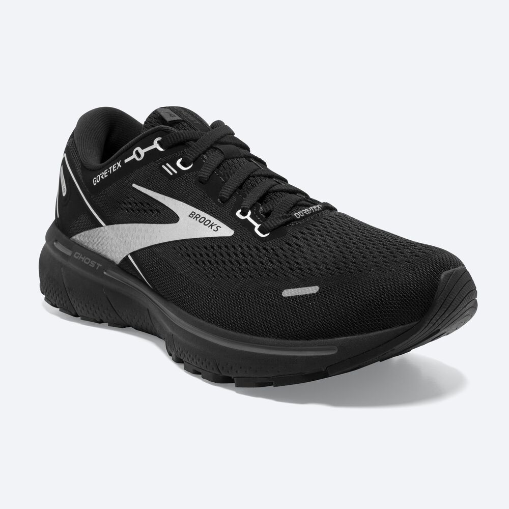 Zapatillas Running Brooks Ghost 14 GTX Hombre Negras | Ecuador-54183