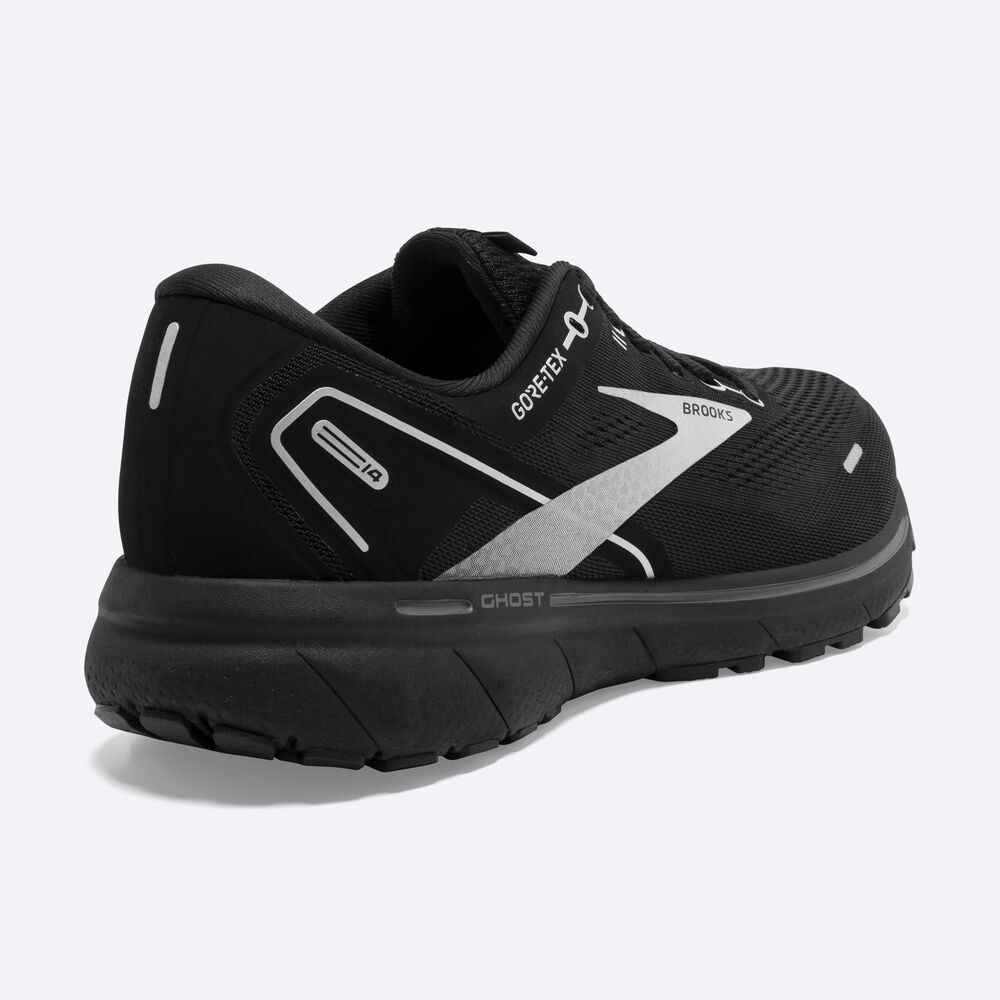 Zapatillas Running Brooks Ghost 14 GTX Hombre Negras | Ecuador-54183