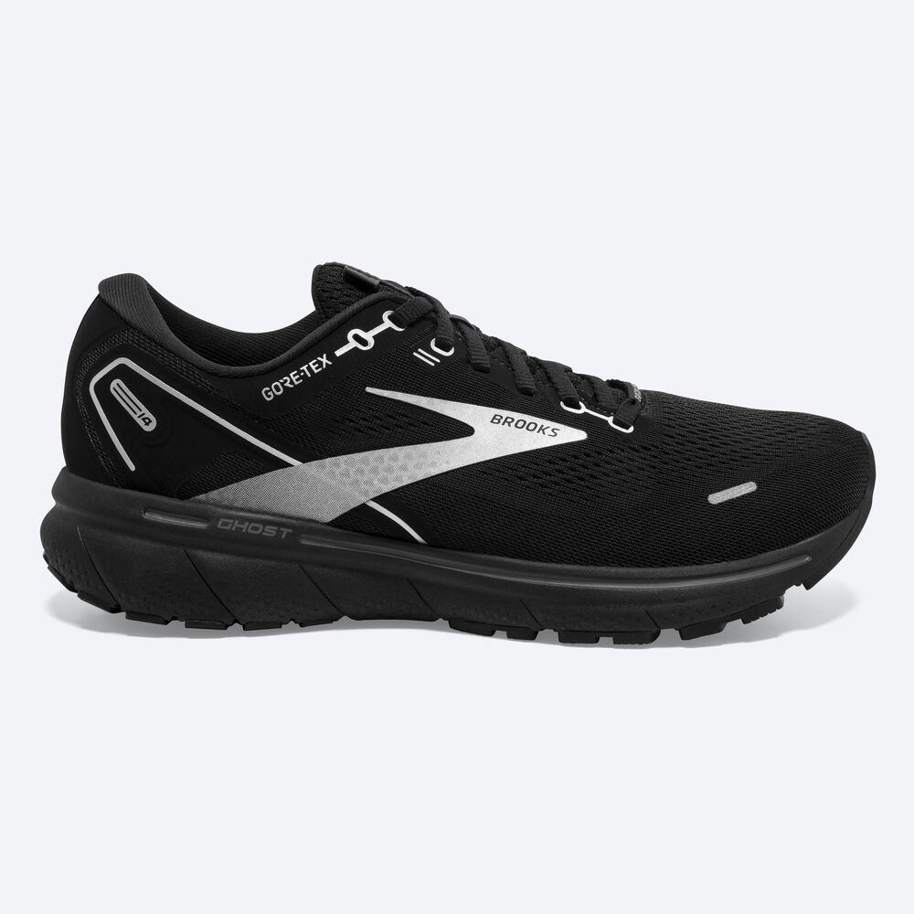 Zapatillas Running Brooks Ghost 14 GTX Hombre Negras | Ecuador-54183