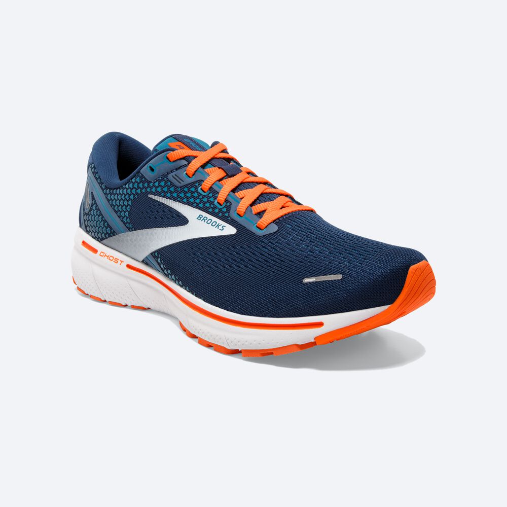 Zapatillas Running Brooks Ghost 14 Hombre Marrones/Turquesa | Ecuador-10235