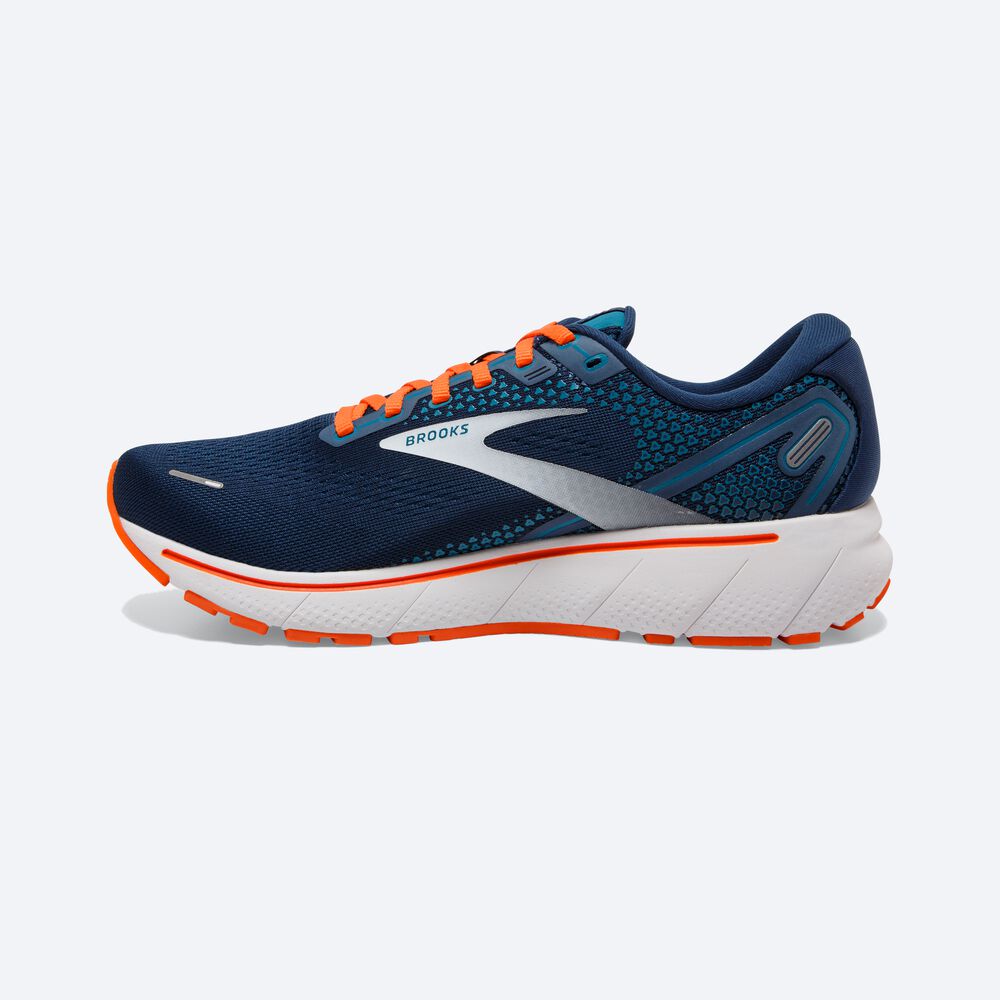 Zapatillas Running Brooks Ghost 14 Hombre Marrones/Turquesa | Ecuador-10235