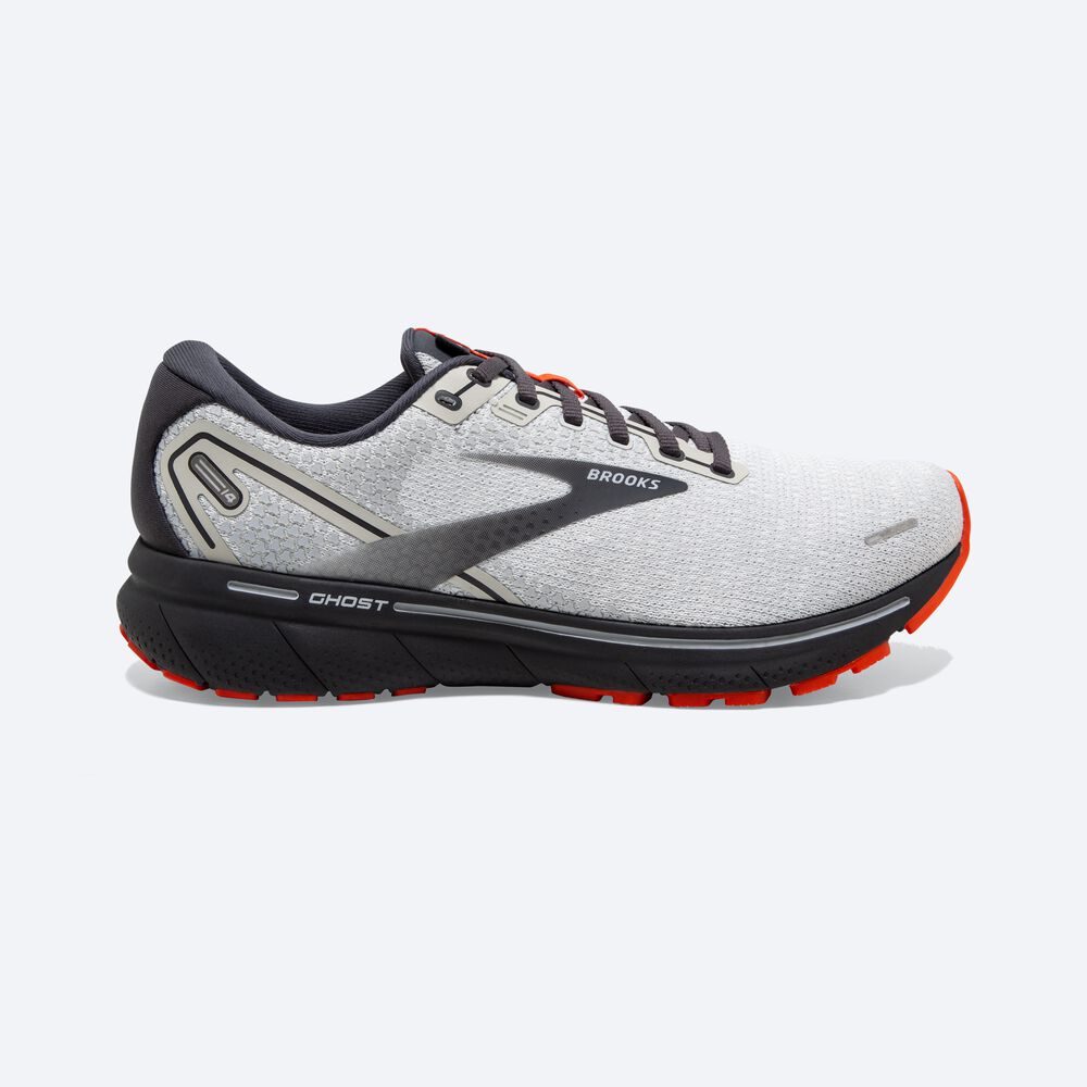 Zapatillas Running Brooks Ghost 14 Hombre Gris/Rosas | Ecuador-45306