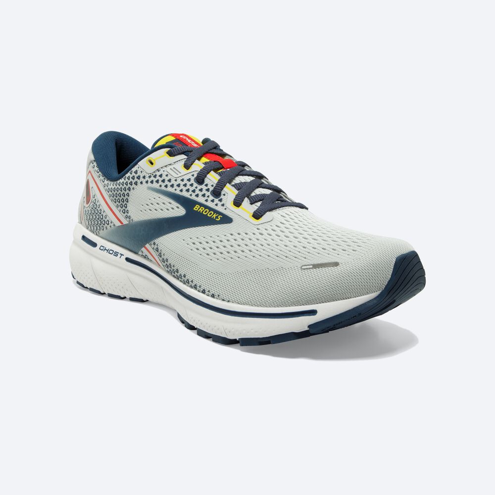 Zapatillas Running Brooks Ghost 14 Hombre Gris/Marrones | Ecuador-85167