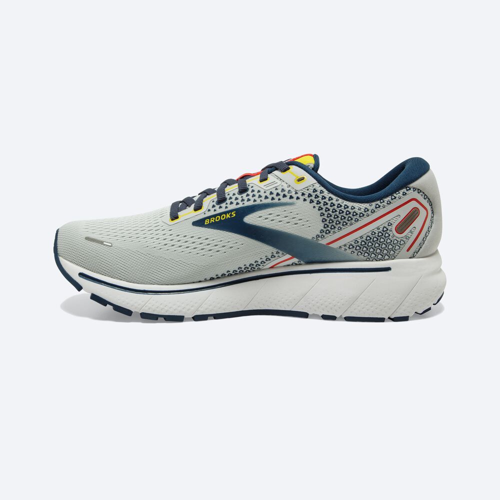 Zapatillas Running Brooks Ghost 14 Hombre Gris/Marrones | Ecuador-85167