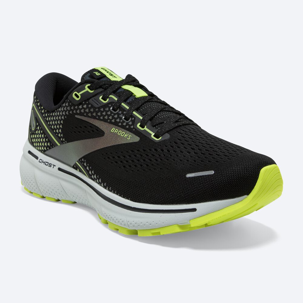 Zapatillas Running Brooks Ghost 14 Mujer Negras/Azules | Ecuador-35279