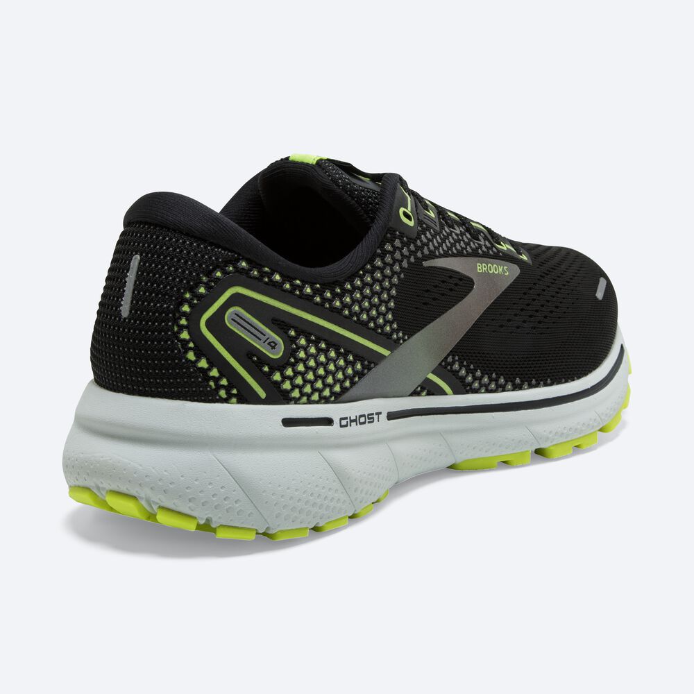 Zapatillas Running Brooks Ghost 14 Mujer Negras/Azules | Ecuador-35279