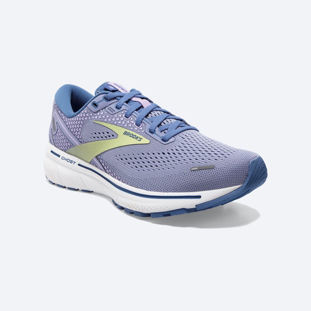 Zapatillas Running Brooks Ghost 14 Mujer Moradas/Verde Claro | Ecuador-53498