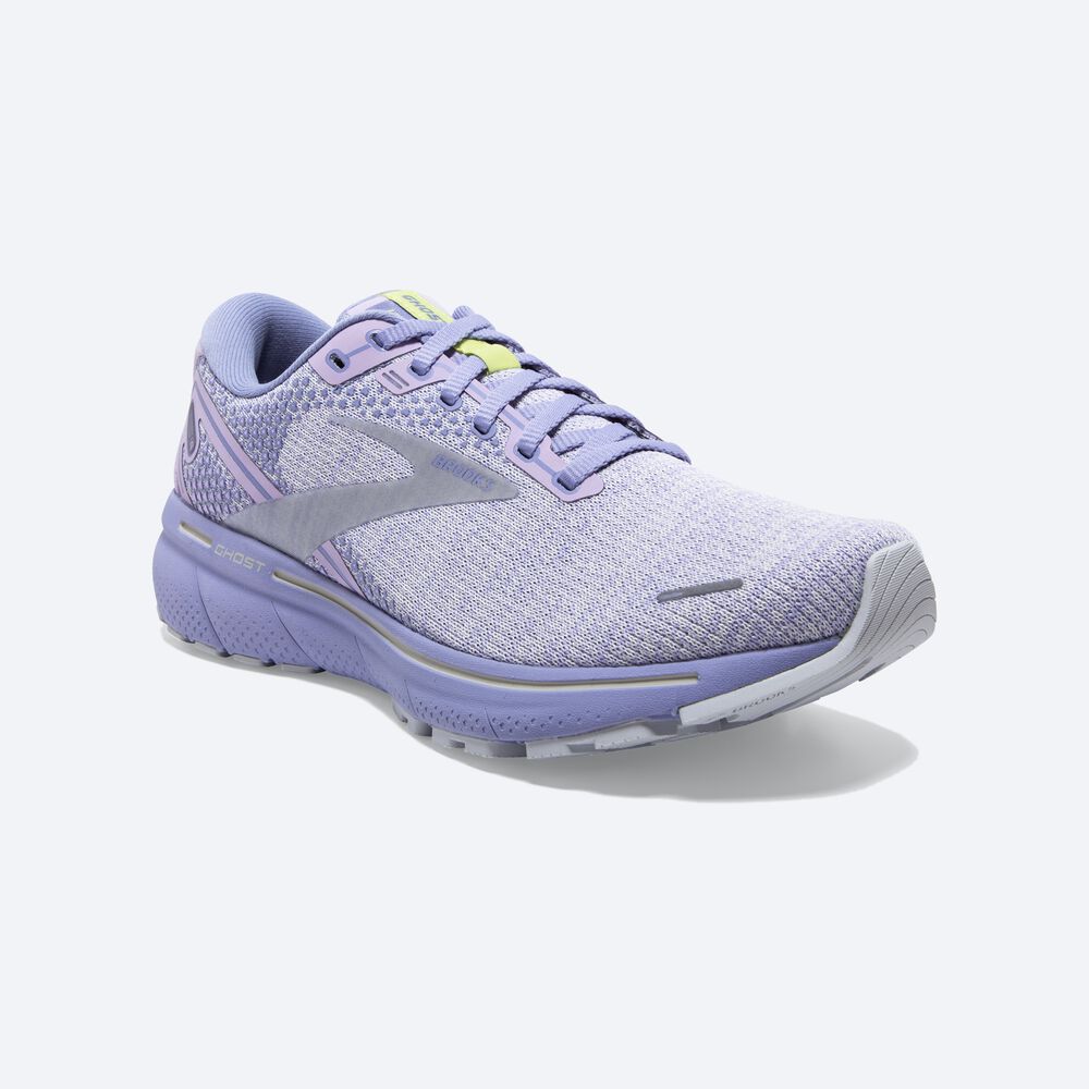 Zapatillas Running Brooks Ghost 14 Mujer Moradas/Verde Claro | Ecuador-78056