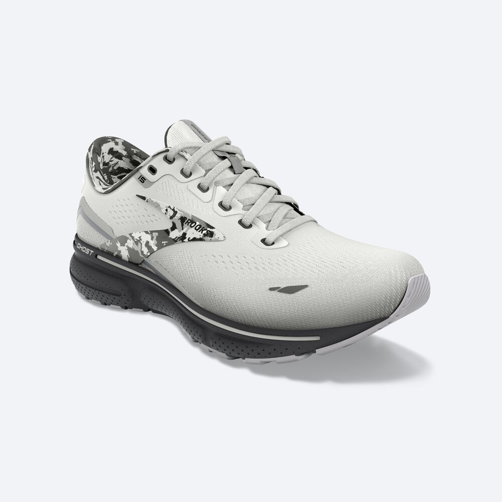 Zapatillas Running Brooks Ghost 15 Hombre Blancas | Ecuador-31970