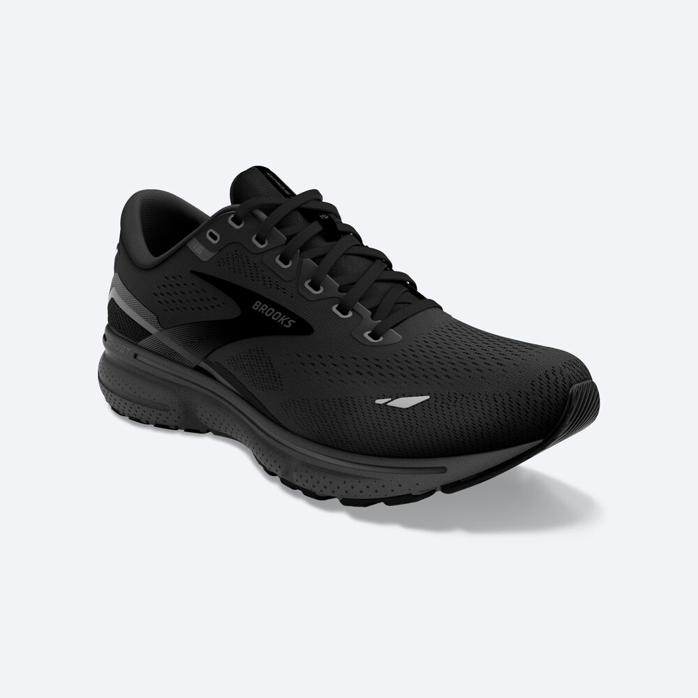 Zapatillas Running Brooks Ghost 15 Hombre Negras | Ecuador-51938