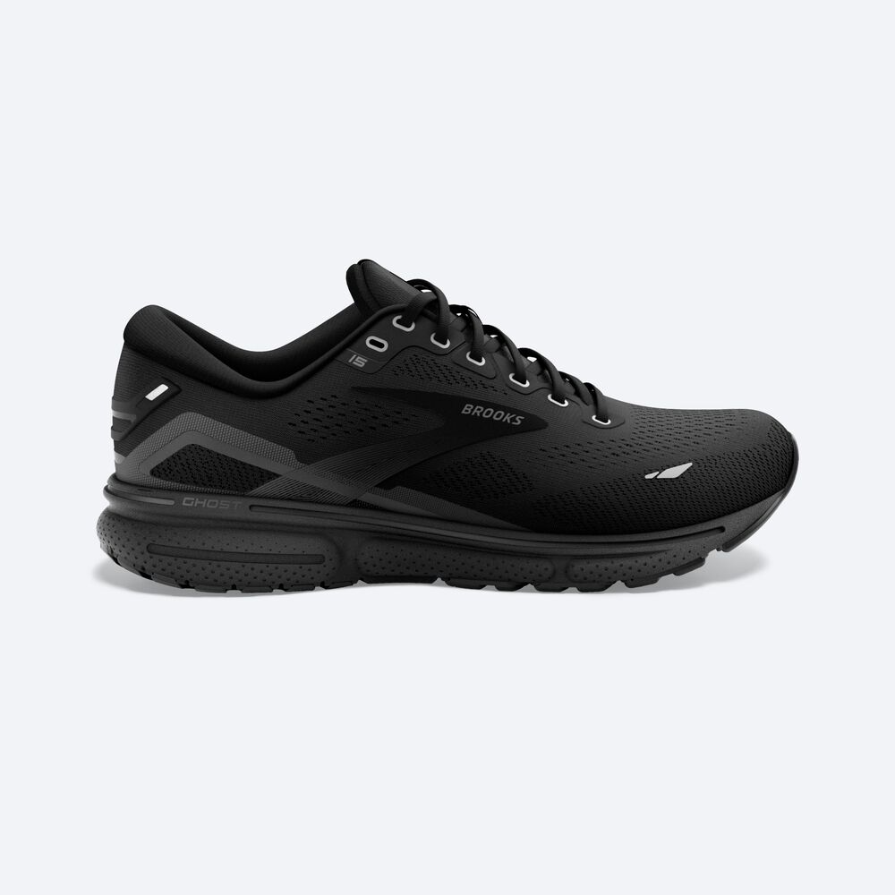 Zapatillas Running Brooks Ghost 15 Hombre Negras | Ecuador-51938