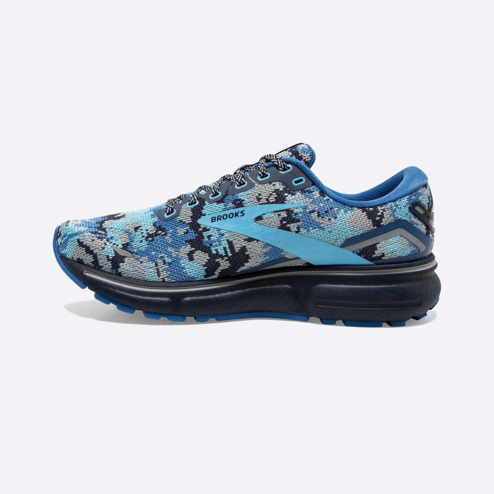 Zapatillas Running Brooks Ghost 15 Hombre Azules | Ecuador-85263