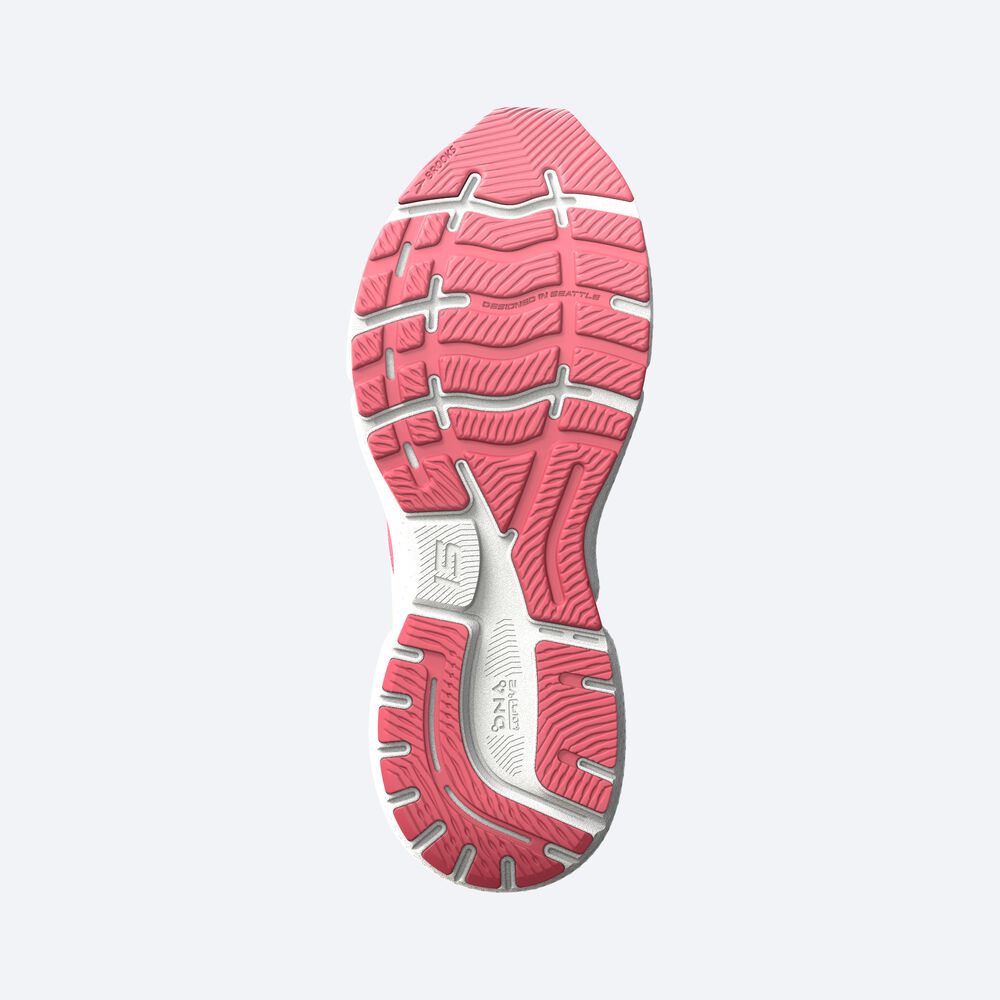 Zapatillas Running Brooks Ghost 15 Mujer Rosas/Coral/Blancas | Ecuador-83602