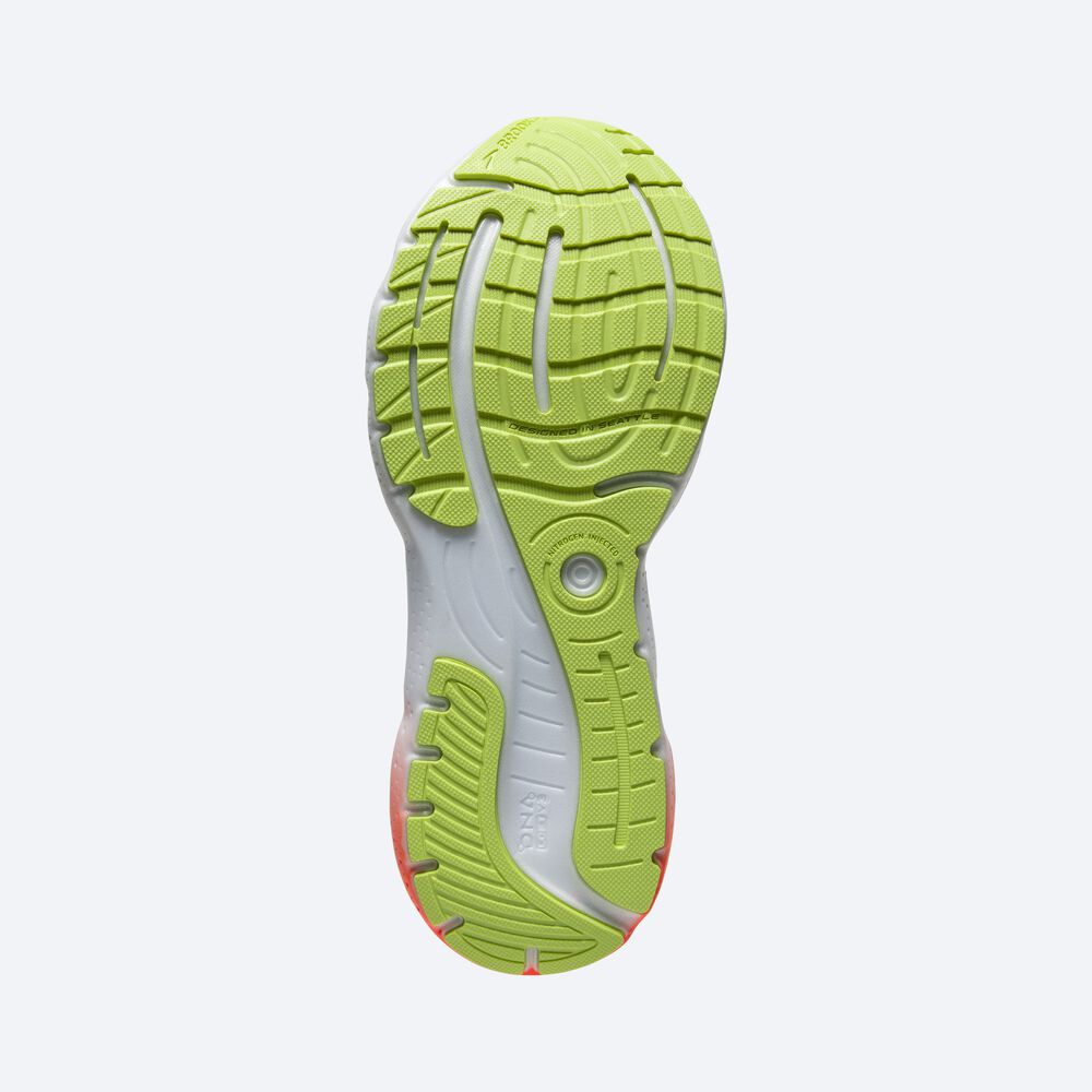 Zapatillas Running Brooks Glycerin 20 Hombre Verde Claro/Rojas | Ecuador-02467