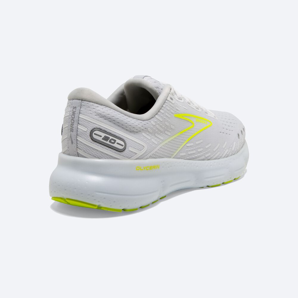 Zapatillas Running Brooks Glycerin 20 Hombre Blancas | Ecuador-18604